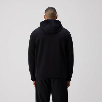 Mens Tempo+ Full-Zip Hoodie Black