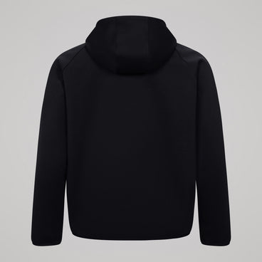 Mens Tempo+ Full-Zip Hoodie Black