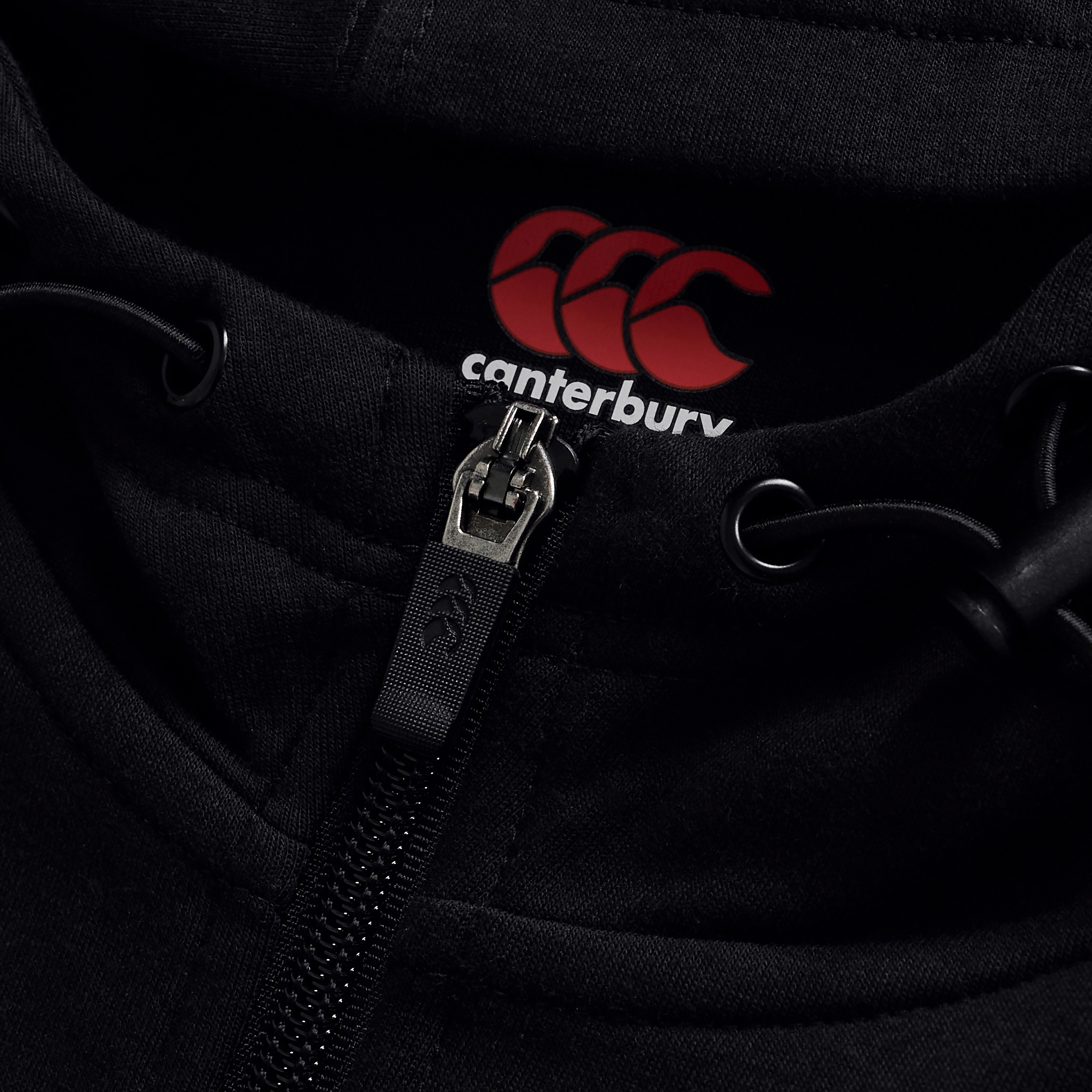 Mens Tempo+ Full-Zip Hoodie Black | Black | Canterbury
