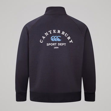 Mens Sport Dept. Quarter-Zip Sweater India Ink
