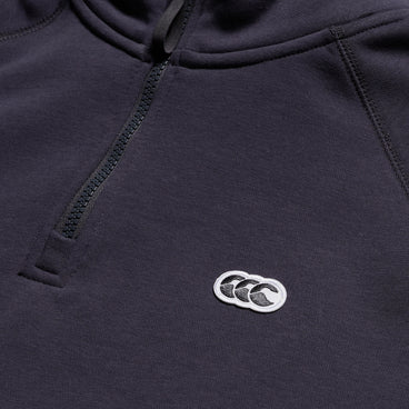 Mens Sport Dept. Quarter-Zip Sweater India Ink