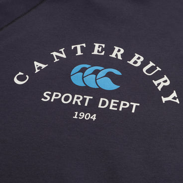 Mens Sport Dept. Quarter-Zip Sweater India Ink