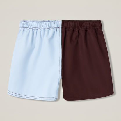 Mens Harlequin Shorts Brown