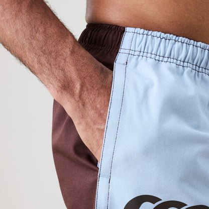 Mens Harlequin Shorts Brown