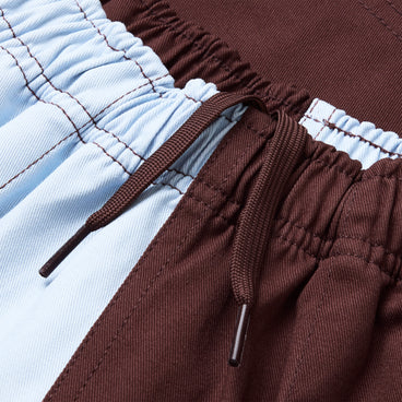 Mens Harlequin Shorts Brown