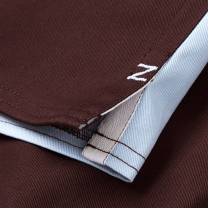 Mens Harlequin Shorts Brown