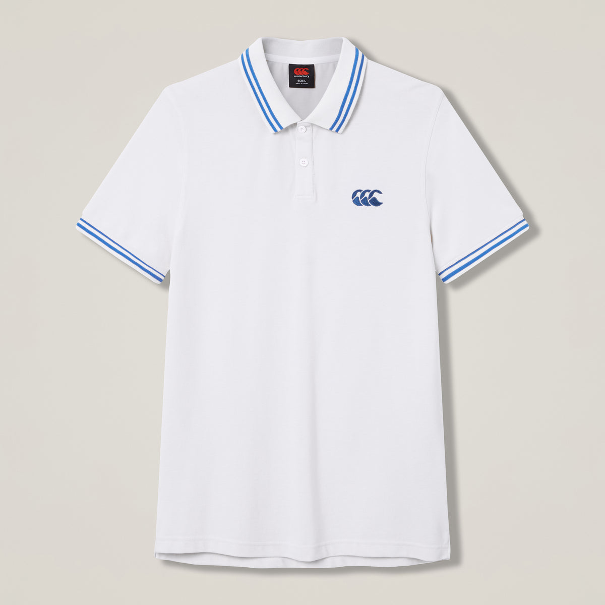 Canterbury Men's Solid Pique Polo Shirt - Grey
