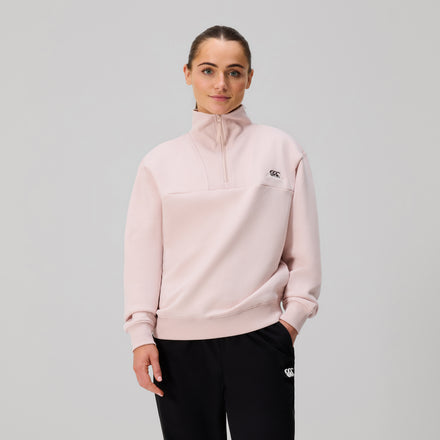 Womens Everyday Quarter-Zip Sweater