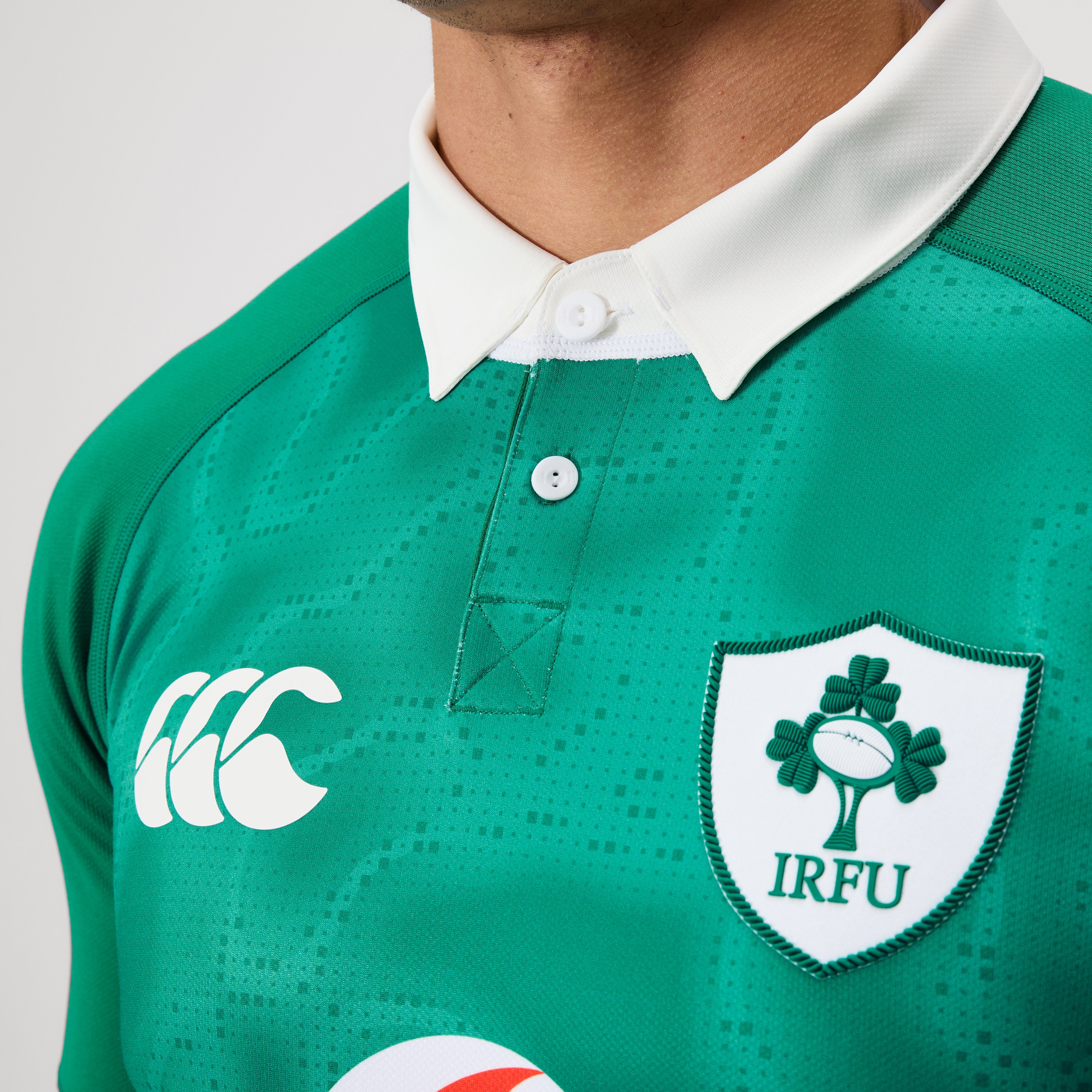 Mens Ireland Pro Jersey Green/White | Green | Canterbury