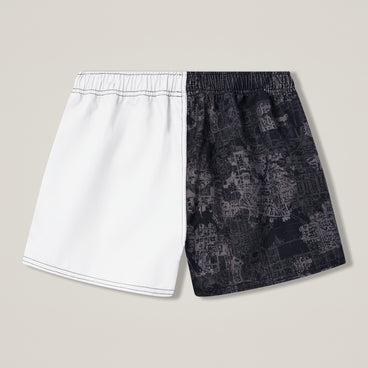 Mens Force Harlequin Short Grey