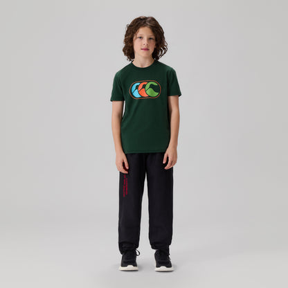 Junior Unisex Fundamentals Stadium Pant Black / Red