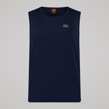 Mens Tempo Singlet Navy