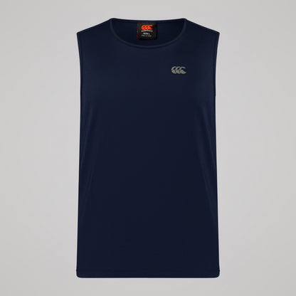 Mens Tempo Singlet Navy