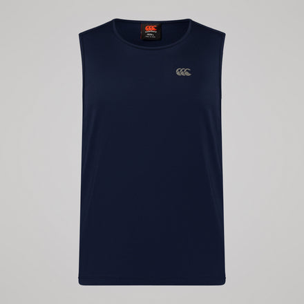 Mens Tempo Singlet Navy