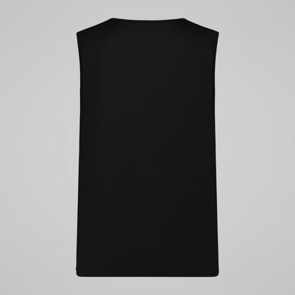 Mens Tempo Singlet Black
