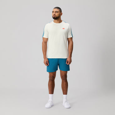 Mens Tempo+ Tee White/Blue