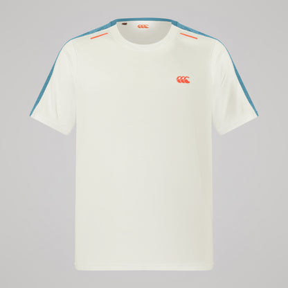 Mens Tempo+ Tee White/Blue