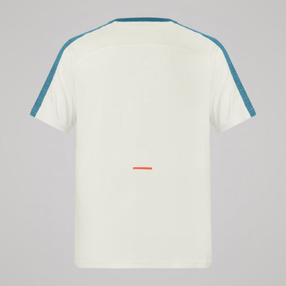 Mens Tempo+ Tee White/Blue