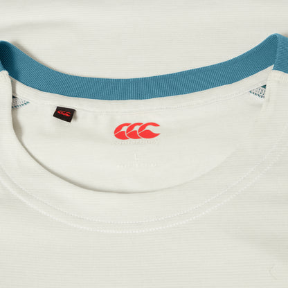 Mens Tempo+ Tee White/Blue