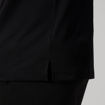 Mens Tempo Polo Shirt Black