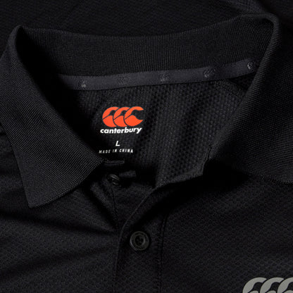 Mens Tempo Polo Shirt Black