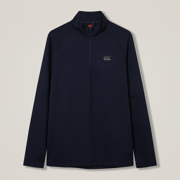 Mens Tempo 1/4 Zip Tee Navy