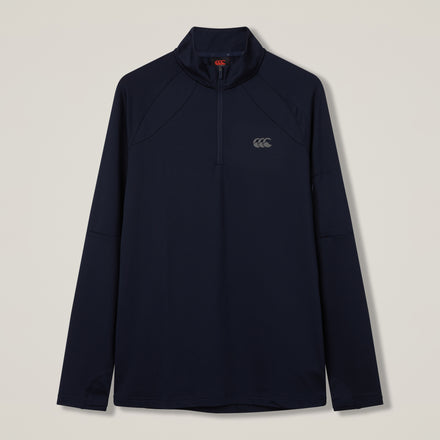 Mens Tempo 1/4 Zip Tee Navy