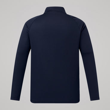 Mens Tempo 1/4 Zip Tee Navy