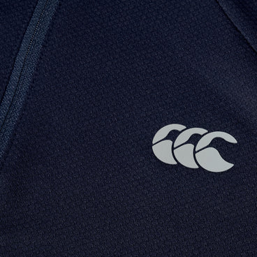 Mens Tempo 1/4 Zip Tee Navy