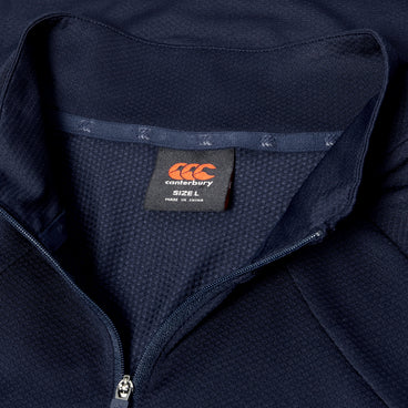 Mens Tempo 1/4 Zip Tee Navy
