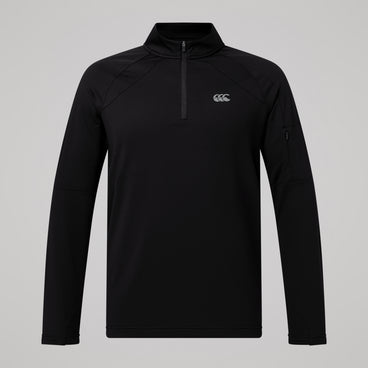 Mens Tempo Quarter-Zip Black