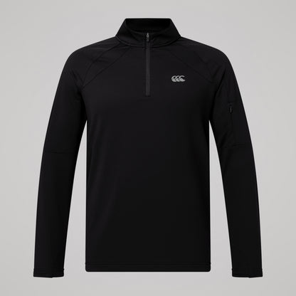Mens Tempo Quarter-Zip Black