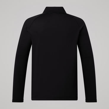 Mens Tempo Quarter-Zip Black