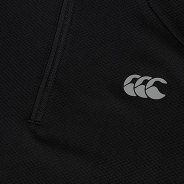 Mens Tempo Quarter-Zip Black