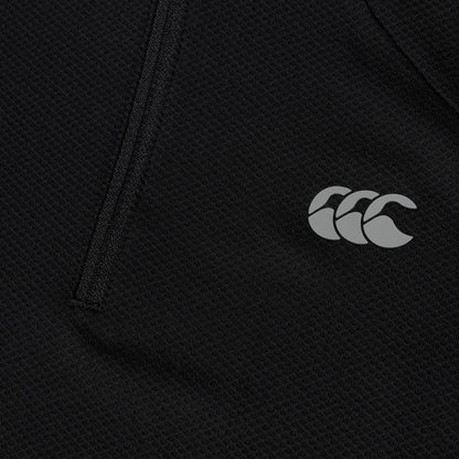 Mens Tempo Quarter-Zip Black