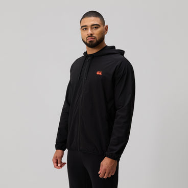 Mens Tempo+ Packaway Full Zip Jacket Black