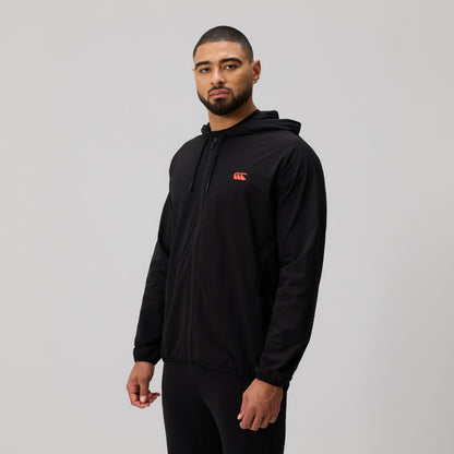 Mens Tempo+ Packaway Full Zip Jacket Black