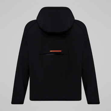 Mens Tempo+ Packaway Full Zip Jacket Black