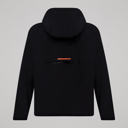 Mens Tempo+ Packaway Full Zip Jacket Black