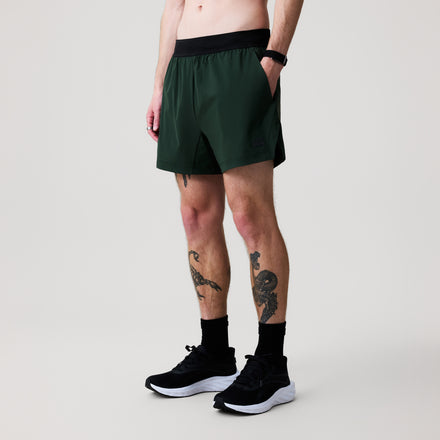 Mens Everest Woven Shorts Green