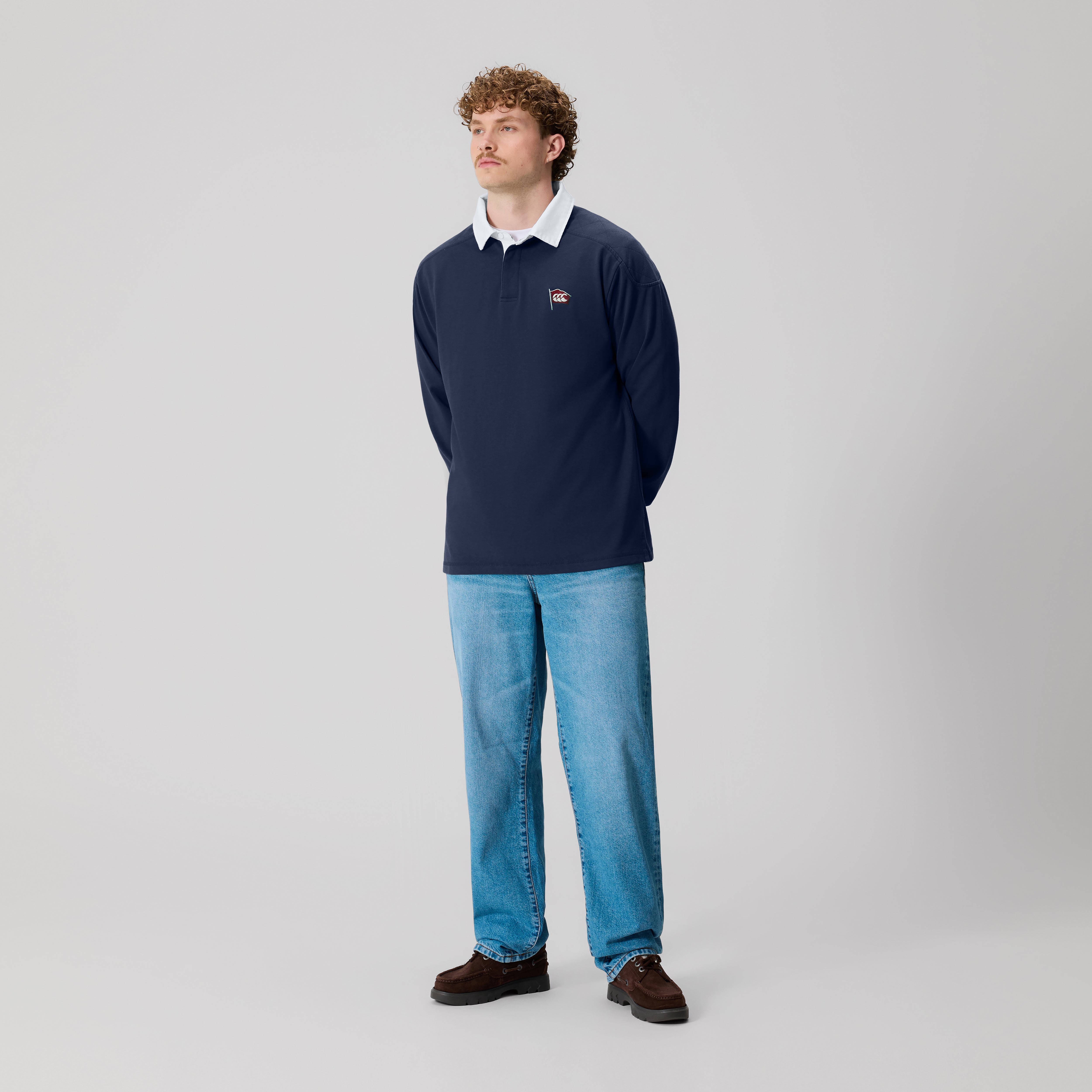 Mens The Rugby Jersey Navy | Navy | Canterbury