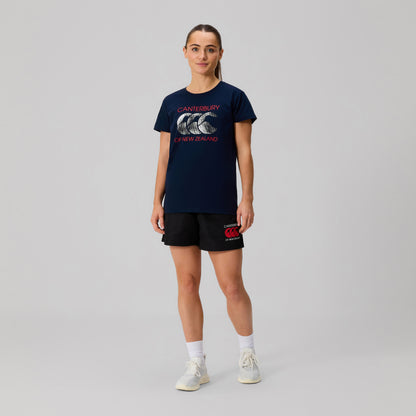 Womens Rakaia T-Shirt Navy