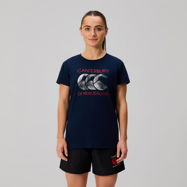 Womens Rakaia T-Shirt Navy