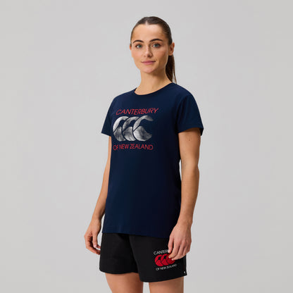 Womens Rakaia T-Shirt Navy
