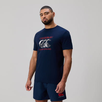 Mens Rakaia T-Shirt Navy