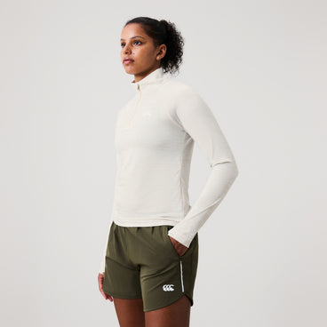 Womens Tempo+ 1/4 Zip Grey