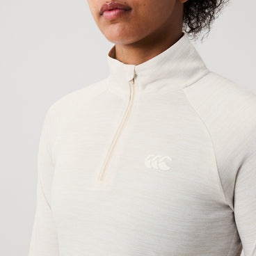 Womens Tempo+ 1/4 Zip Grey