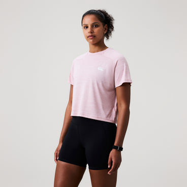 Womens Tempo+ Tee Pink