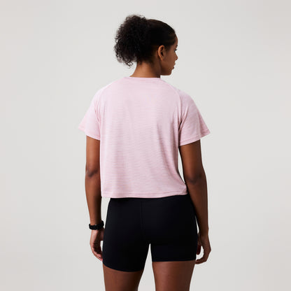 Womens Tempo+ Tee Pink