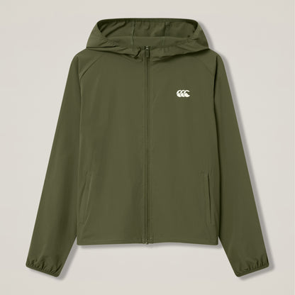 Womens Tempo+ Packaway Full-Zip Jacket Green